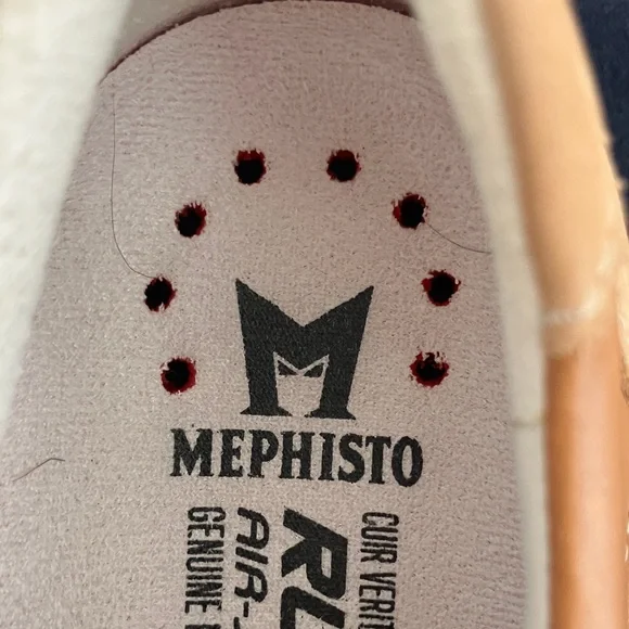 Mephisto Women's Brown and White Casual Sneakers - Picture 2 of 6